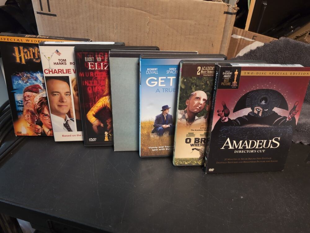 DVD Lot Amadeus O Brother Momento Harry Potter Get Low Elizabeth CW War